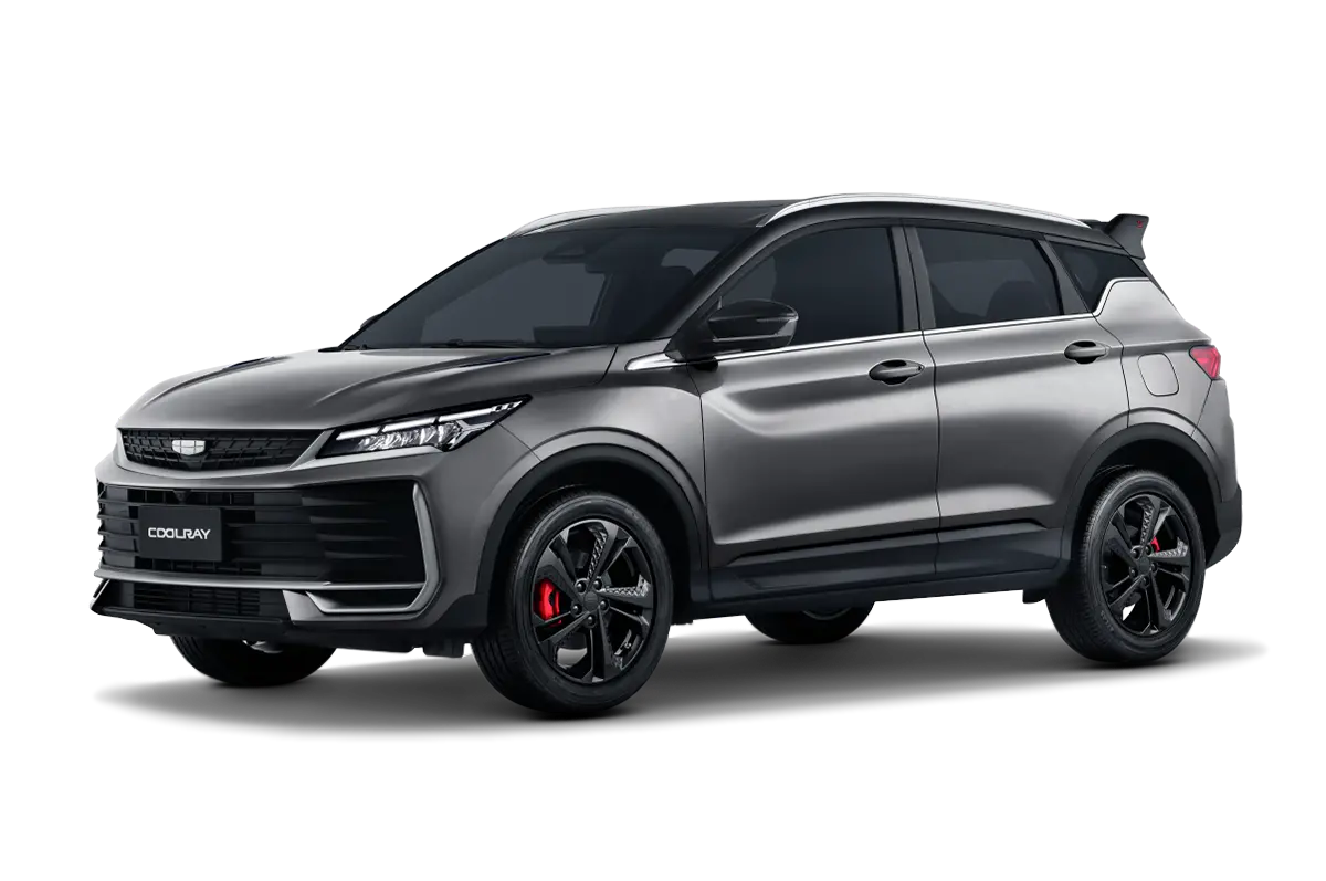 Geely Coolray, вид спереди в три четверти
