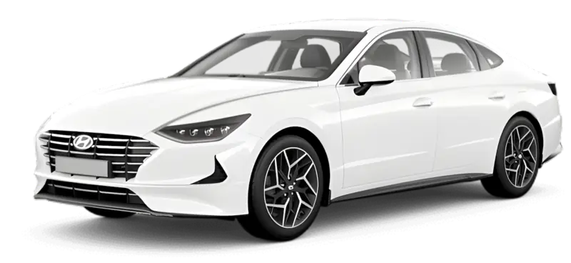 Hyundai Sonata, вид спереди в три четверти